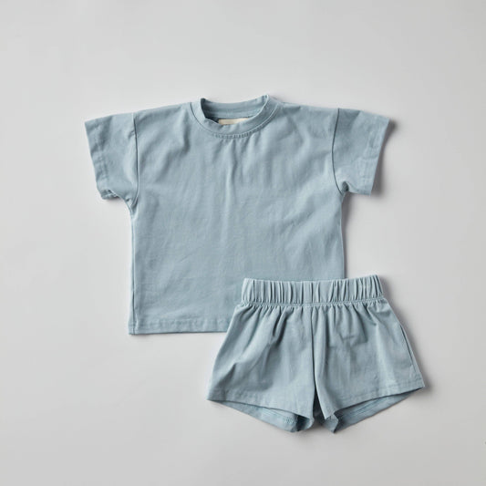 Lou Cotton Set in Light Blue