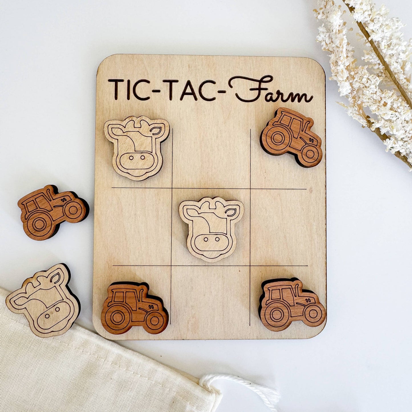 Farmer Gift - Mini Tic-Tac-Toe Game