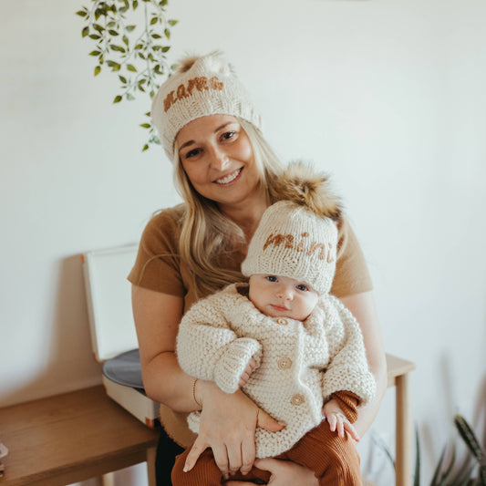 Mini Pecan Beanie Hat Baby & Kids