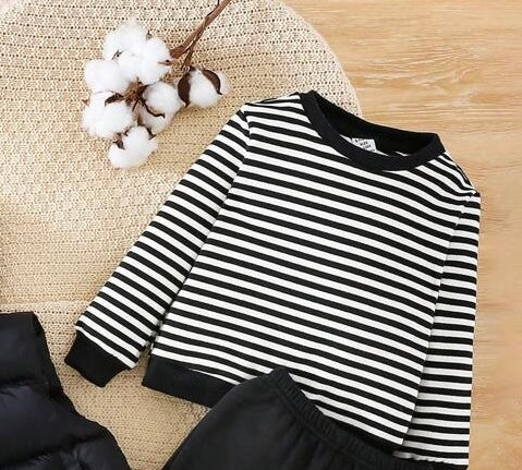 Black and White Stripe Shirt