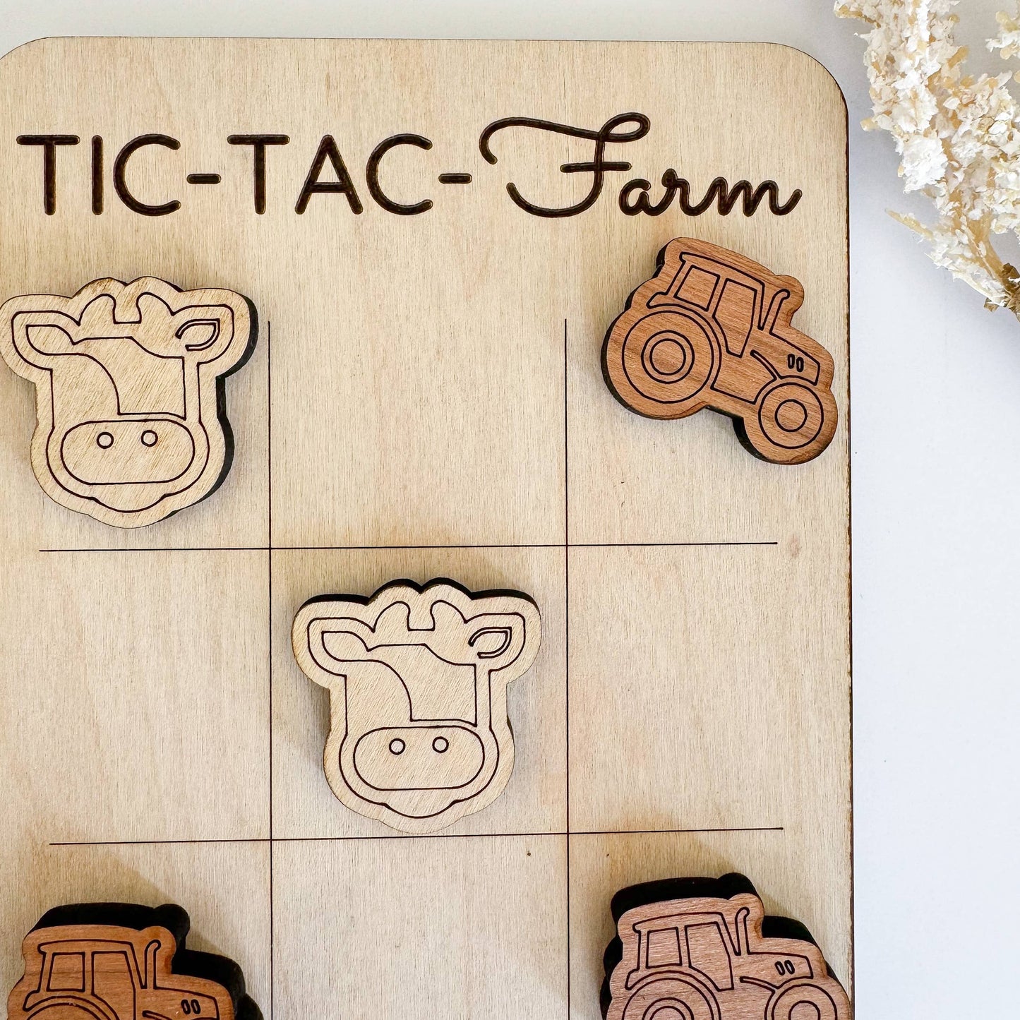 Farmer Gift - Mini Tic-Tac-Toe Game