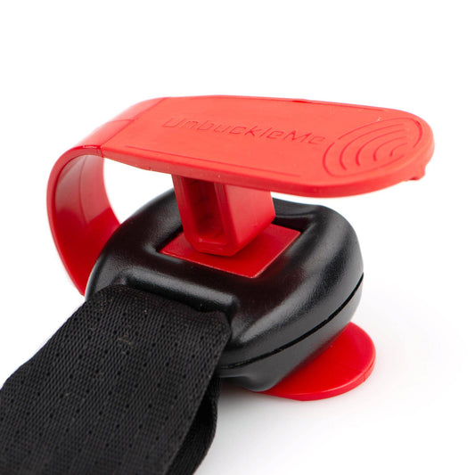 UnbuckleMe Car Seat Buckle Release Tool: Strawberry Red