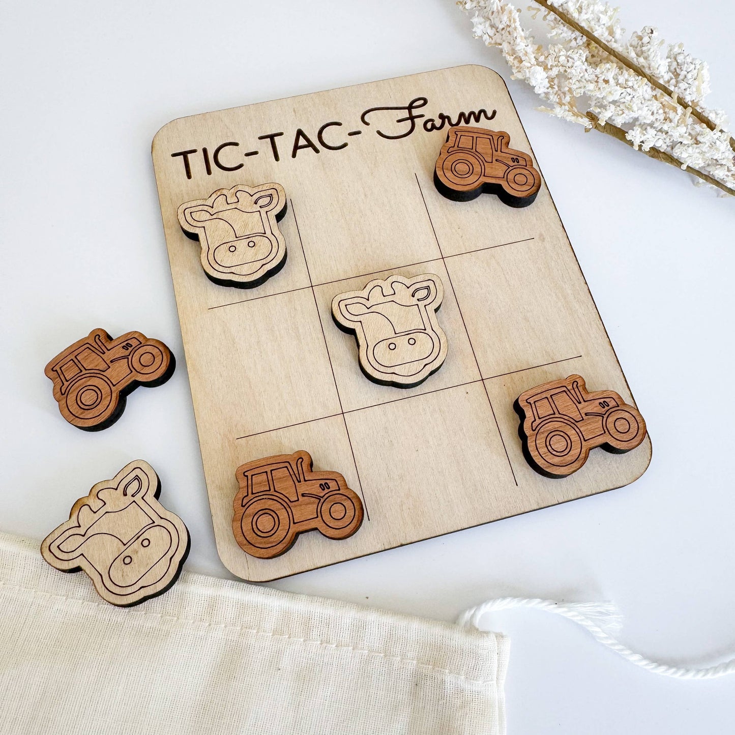 Farmer Gift - Mini Tic-Tac-Toe Game