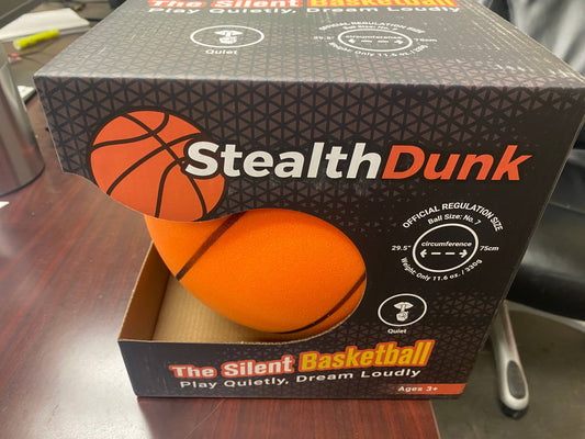 StealthDunk: The Silent Basketball - Multiple Sizes: Small Size No.3: 22.25" / 56.5cm