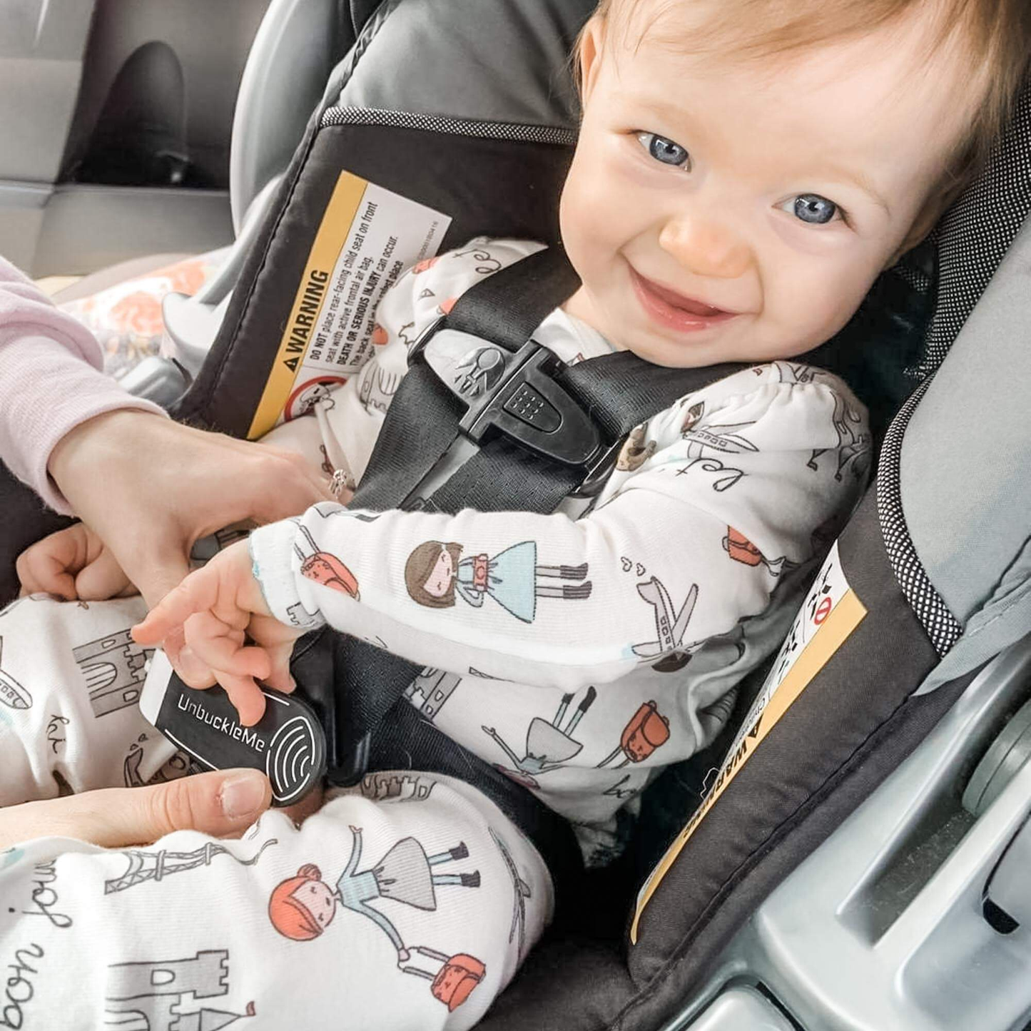 UnbuckleMe Car Seat Buckle Release Tool: Strawberry Red