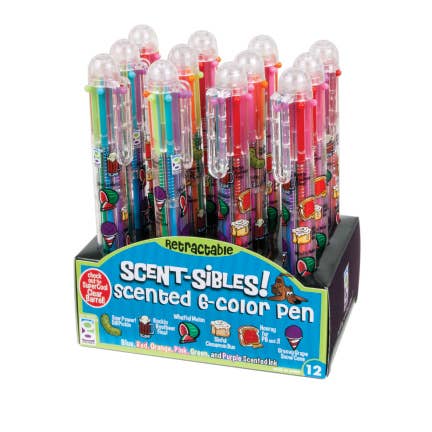 Scent-sibles Scented 6-color Pen 12/dsp